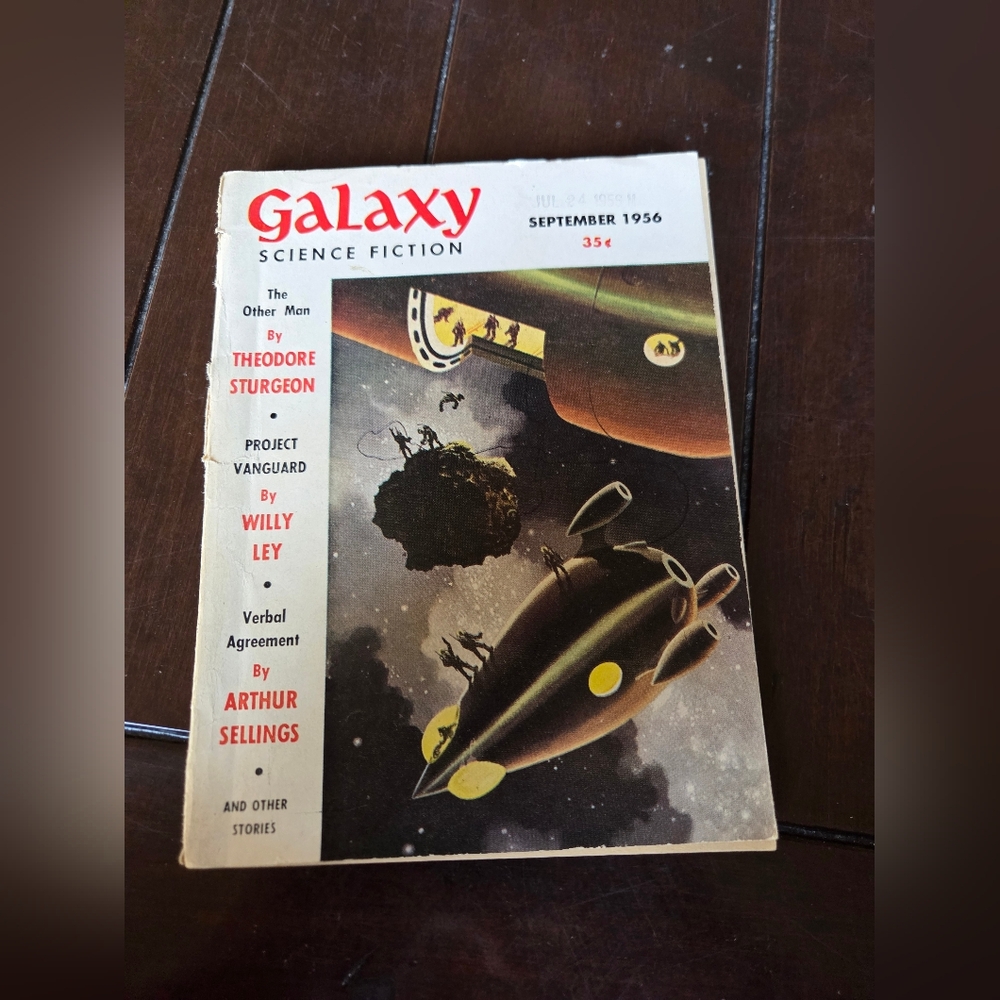 Galaxy Science Fiction Digest Sized Magazine September 1956